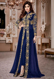 Collar Lace Chiffon Dress Retro Style Long