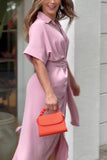Front Button Midi Shirt
