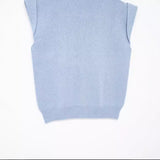 Summer Flip Decoration Leisure Knitted Vest 4331100-Outfit