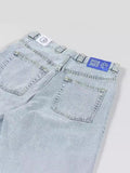 Y2k Big Boy Retro Hip-Hop Cartoon Graphics Denim Shorts Embroidered Loose Short Shinahara Short-Outfit