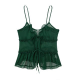Fongt 2023 New Women's Translucent Laminated Decorative Top 7573426-Outfit