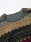 Oversize Jacquard Knit Jumper
