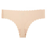 Fongt Lady One-Thick Thread Wave Side Cotton Crotch Low-Waist Bikini Trousers