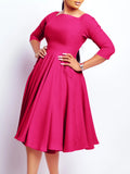 Fongt Women's Autumn And Winter New Fashion Temperament Pocket Dress Evening Dress African Dress