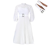 Fongt Dress Summer Lace Hook Sexy Hollow Dress Dress Dress