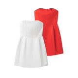 Fongt Women's Explosive Niche Design With A Breast-Wearing Dress Fashion