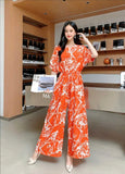 Printed Jumpsuit-Outfit