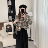 Fongt Style Hairy Short Coat 2025 New Women's Autumn And Winter Cotton Thicken French High-End Feel