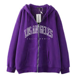 Style Lazy Cardigan Hoodie 2024 Spring And Autumn Oversize Zipper Jacket Couple Style-Outfit