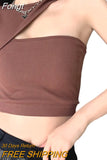 Women Tanks Crop Tops with Solid Color, Sexy Skinny Version Irregular Casual Style Summer Clothing Club