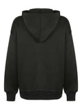 Goth Graphic Oversized Hoodie-Outfit
