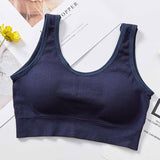 Bras For Women Solid Push Up Bra Cotton Bralette Brassiere Comfortable Wireless Underwear V Back Female Sexy