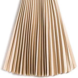 Fongt Organ Folding Long High-Waisted 100-Fold Skirt Over The Knee-Length Women's 2025 Thin Commuting