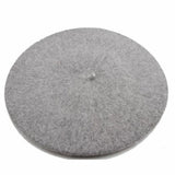 Style Vintage Unisex Women Men Wool Warm Plain Beret Beanie Hat Cap Hot Selling