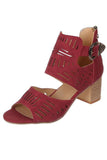 Strap Chunky Low Heel