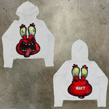 Men's Hoodie Y2K Original Hip-Hop Cartoon Graphic Print Pullover Fashion Leisure Loose Sports Shirt Man-Outfit
