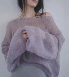 Sleeved Mesh Knit