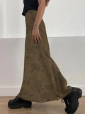 vintage floral mesh maxi