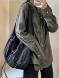 Nylon Drawstring Shoulder Bag