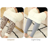 Winter Warm Pants Women 2 Pcs Velvet Thick Legging High Waist Push Up Elastic Sports Pants Warmth Lamb Wool