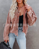 The Ins Winter Street Hipster Versatile Denim Lapel Loose Washer Make Old Female Jacket-Outfit