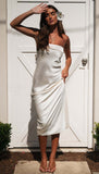 Summer Solid Color Elastic Backless Knitted