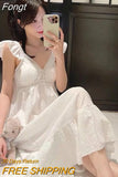 Sets Women Thin Sleepwear Chic Summer Cute Girlish Ulzzang Sexy Korean Female Popular Casual Aesthetic