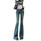 Fongt Pants Autumn Style Outside A Small Bottom Micro Bell Pants Fall Plus Size Jeans Pants Autumn Style-Outfit
