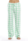 Classic Plaid Home Casual Trousers Loose