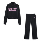 Fongt Homemade New Women's Sty-Chees Styling Zippered Horned Pants