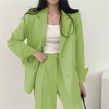 Fongt Suit Jacket Female 2024 New Spring And Autumn Korean Version Chic Small Suit Suit Jacket Design Sense Minority-Outfit