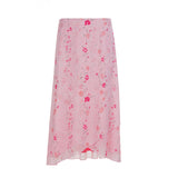 Fongt Cloth Forget To Be Careful Hot Babes Rags Rags Side Irregular Long Skirt Holiday Style Thin Mesh Dress