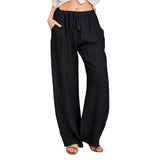 Blended Women's Plus Size Loose Cotton Linen Casual
