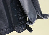 Patchwork denim jacket-Outfit