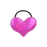 lot Cute Rainbow Solid Sequins Hair Band For Girls Star Heart Crown Elastic Rope Ponytail Holder Headband Hair