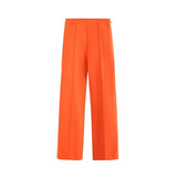 Fongt And Autumn Women's Fashion With Belt Solid Color Casual Suit Jacket High Waist Trousers Set