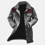 Fongt Autumn And Winter Men's Coat Velvet Jacket Multi-Pocket Coat 11-Colored Dorma