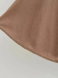 Ruched Ruffle Mini Skirt-Outfit