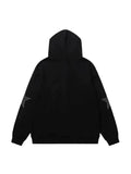 Star Zip Up Oversized Hoodie-Outfit