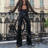 Leopard Printed Short Cardigan-Outfit