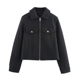 Fongt Women's 2025 New Soft Zippered Jacket Jacket