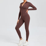 Fongt Long Sleeve Yoga Suit High Intensity Fitness Exercise Tiset 10041-Outfit