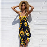 Floral Vintage Casual Sundress