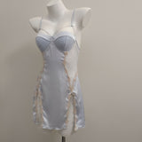 Fongt Thin Pajamas 2025 New Female Summer Pure High-End Feel Beautiful Breast Open Sexy With Chest Pads With Slinging Skirt