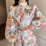 Hollow Out Lace Floral Embroidery
