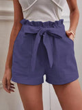 Solid Color Large High Waist Wide