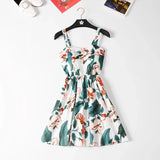 New Coming Off Shoulder Ruffle Dot summer Dress women white strap chiffon beach Boho party sexy dresses vestido