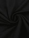 Off Shoulder Black Long Sleeve Mini Dress-Outfit