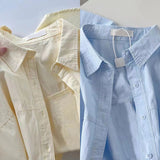 Fongt Mm Large-Size Dopamine White Shirt 2025 Summer New Korean Version Of Short-Sleeved Shirt Women Loose Cotton Blouse Tide