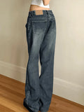 Vintage Blue Wash Boyfriend Jeans-Outfit